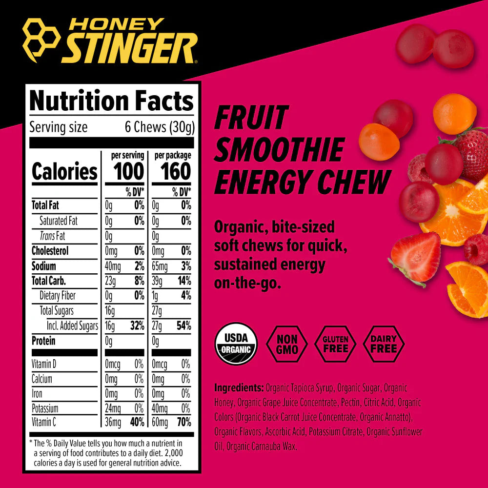 Honey Stinger - Energy Chews Fruit Smoothie SALE!