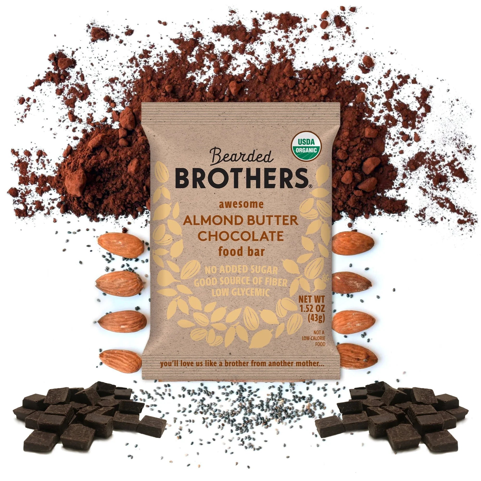 Bearded Brothers - Almond Butter Chocolate Bar