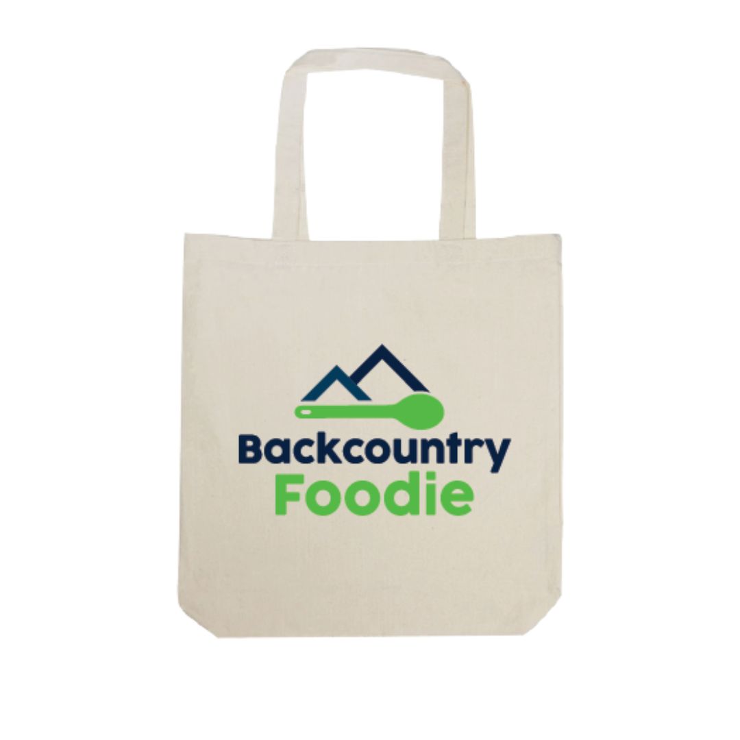 Backcountry Foodie Cotton Grocery Tote Bag