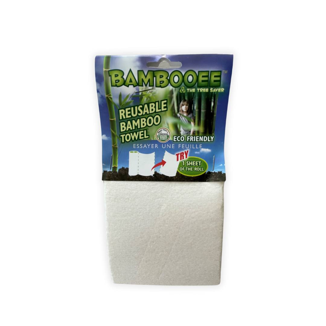 Bambooee - Reusable Eco-Friendly Bamboo Ultralight Towel 11.5" x 11" Sheet