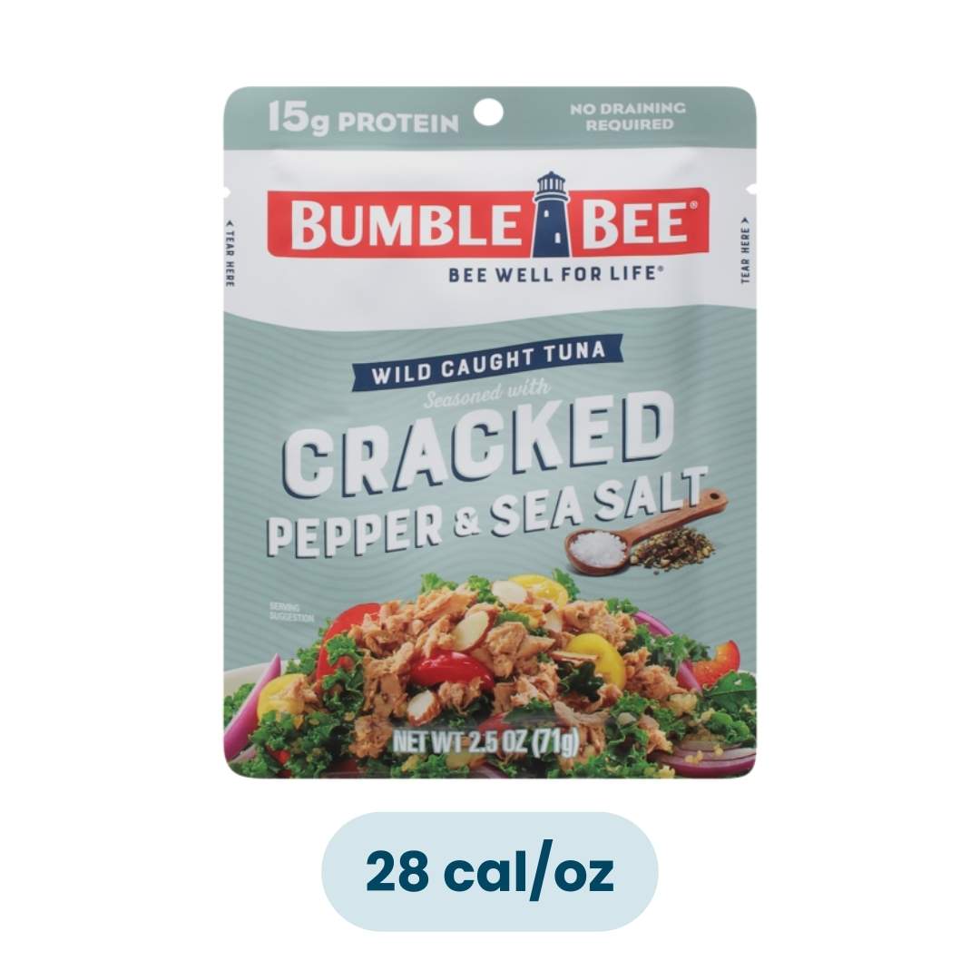 Bumble Bee - Cracked Pepper & Sea Salt Wild Caught Tuna 2.5 oz Packet