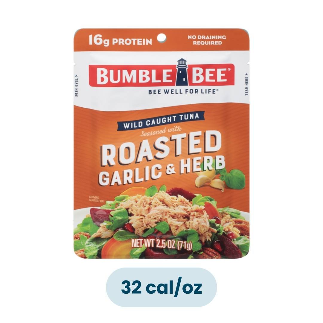 Bumble Bee - Roasted Garlic & Herb Wild Caught Light Tuna 2.5 oz Packet