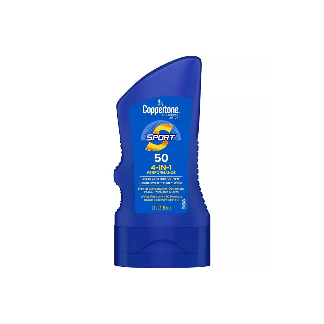 Coppertone - Sport High Performance SPF 50 Sunscreen 3 oz Bottle