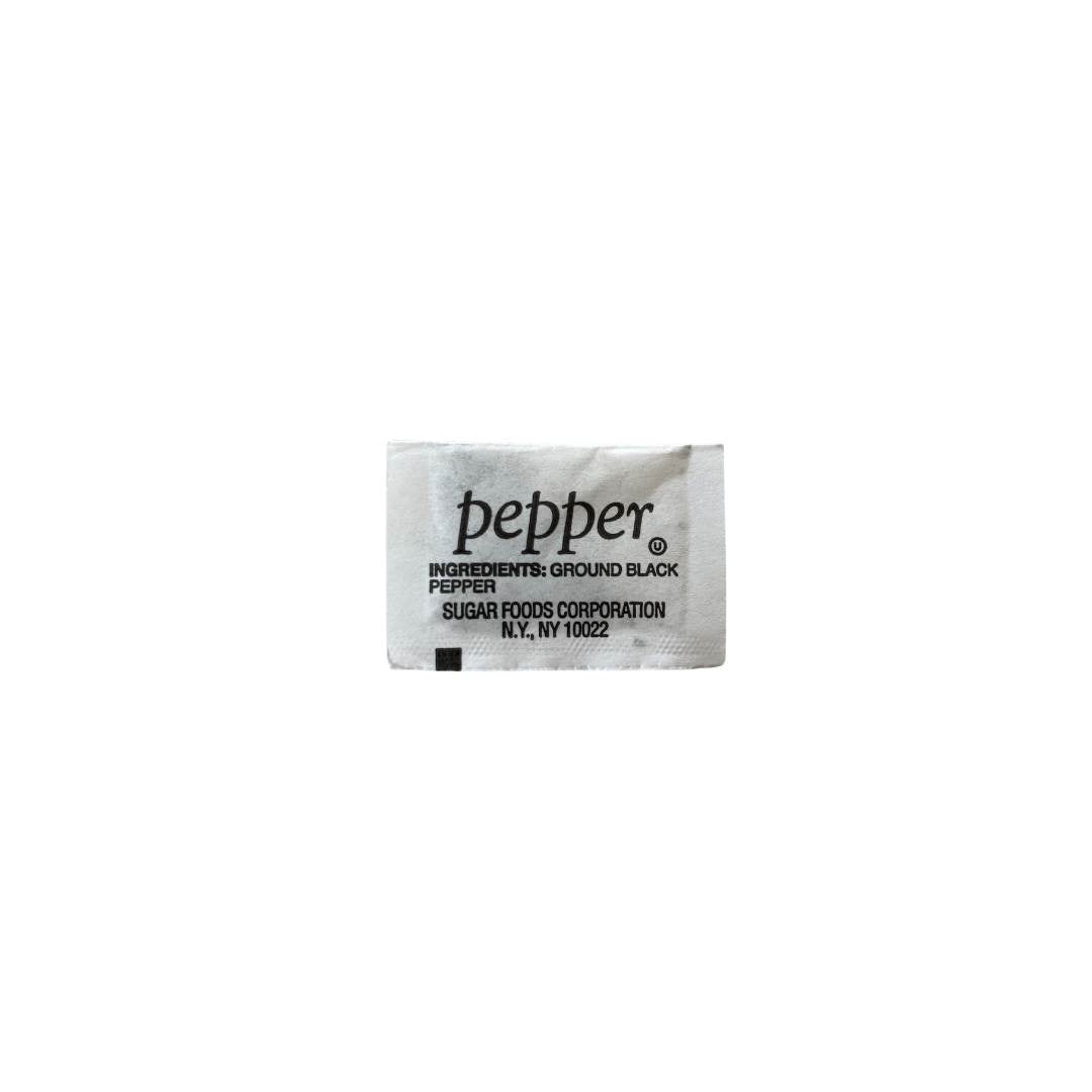 Ground Black Pepper Packet