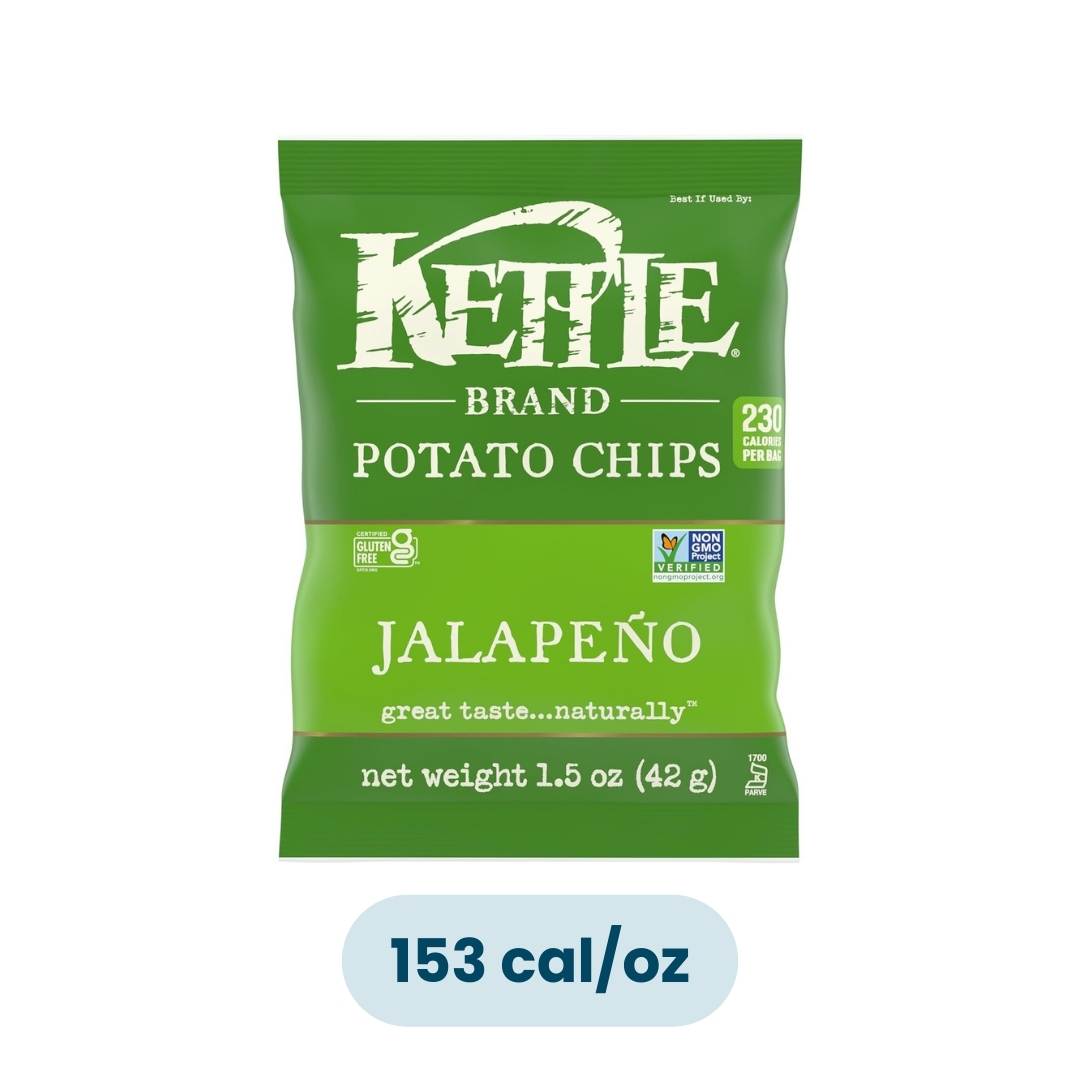 Kettle Brand - Jalapeno Potato Chips 1.5 oz Snack Bag