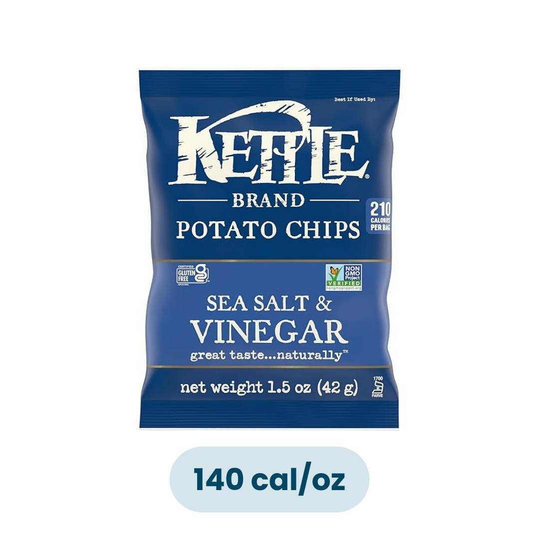 Kettle Brand - Sea Salt & Vinegar Potato Chips 1.5 oz Snack Bag