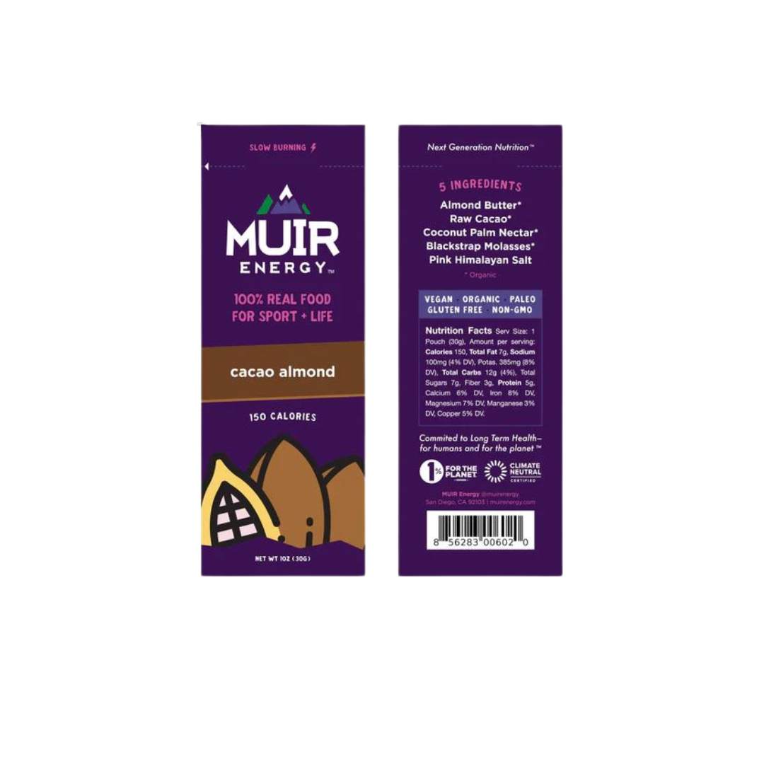 Muir Energy - Cacao Almond Energy Gel SALE!