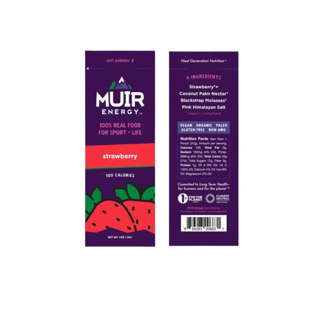 Muir Energy - Strawberry Energy Gel