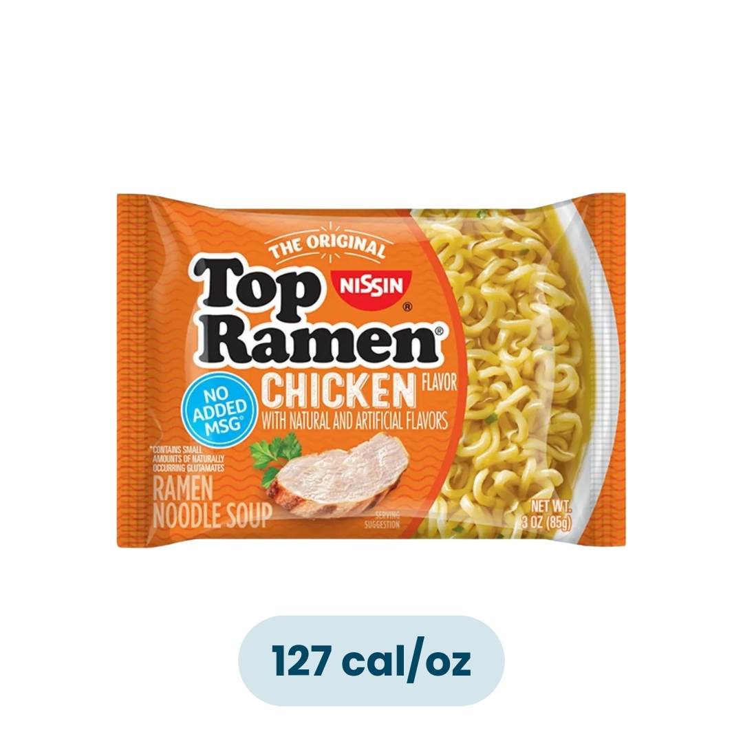 Nissin Top Ramen - Chicken Flavor Ramen Noodles 3 oz Pack