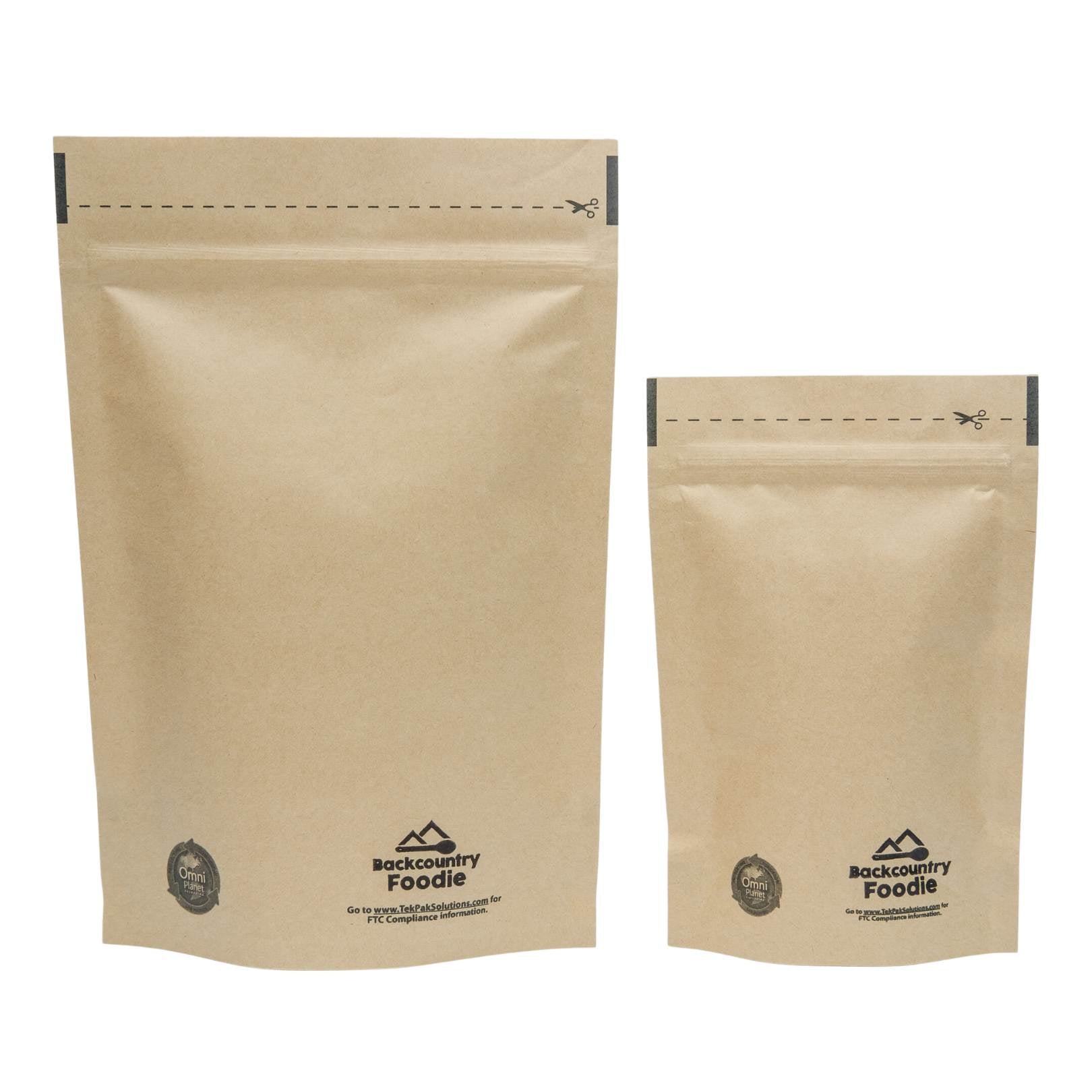 Large Stand Up Biodegradable Food Pouches