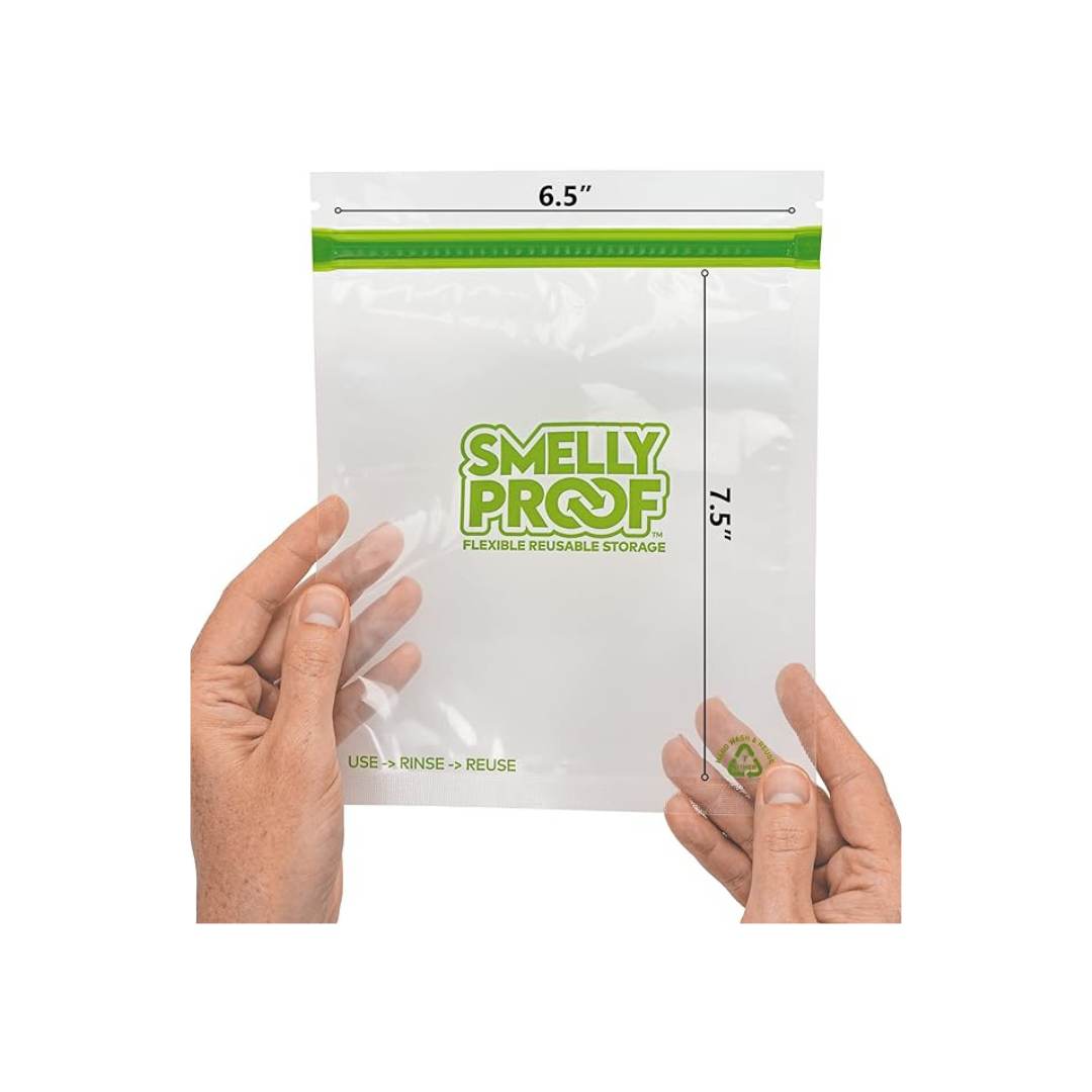 Smelly Proof - Reusable Food Storage Sandwich Bags