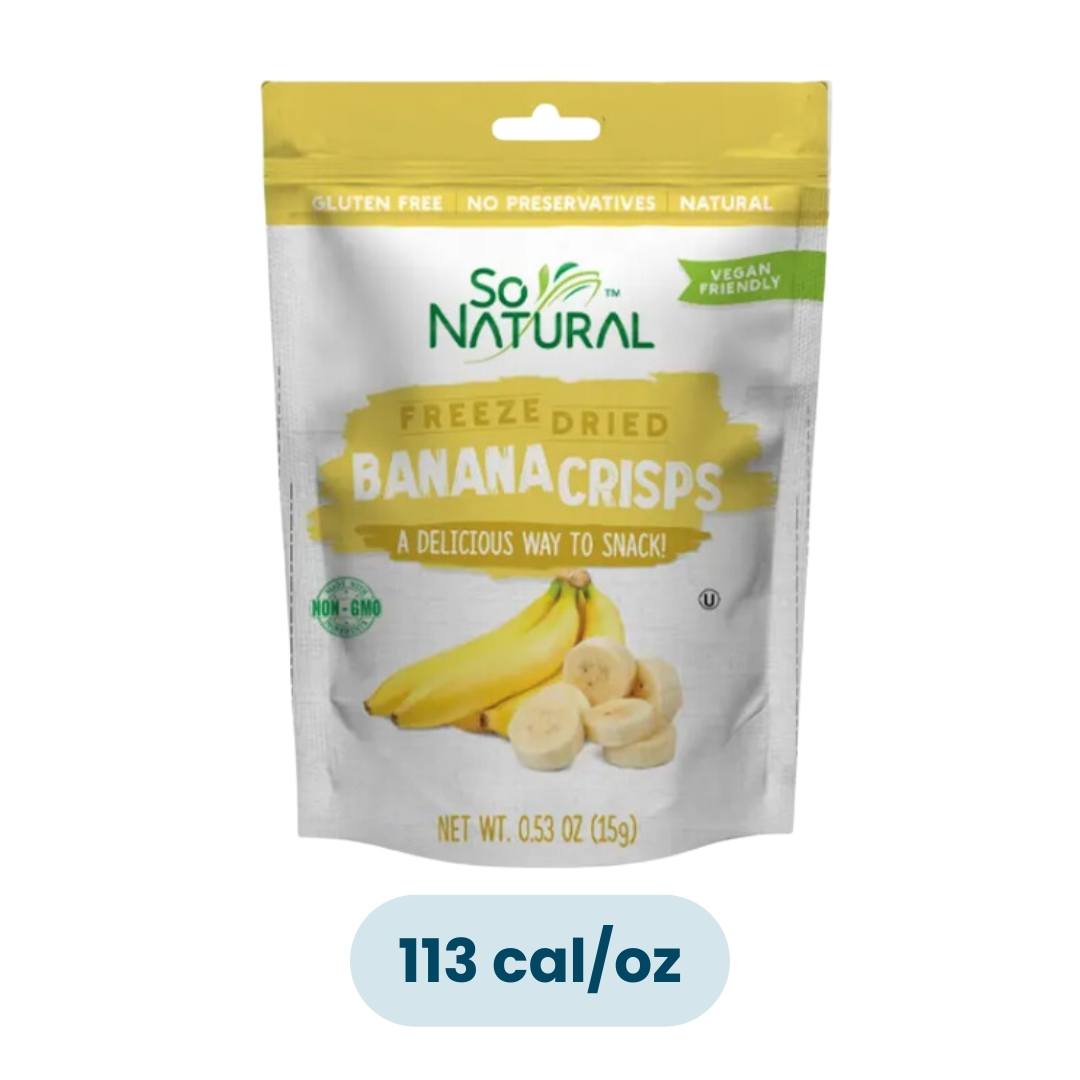 So Natural - Freeze Dried Banana Crisps 0.6 oz Pouch