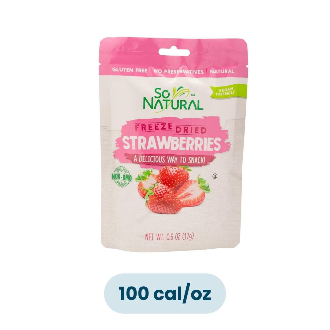 So Natural - Freeze Dried Strawberries 0.6 oz Pouch