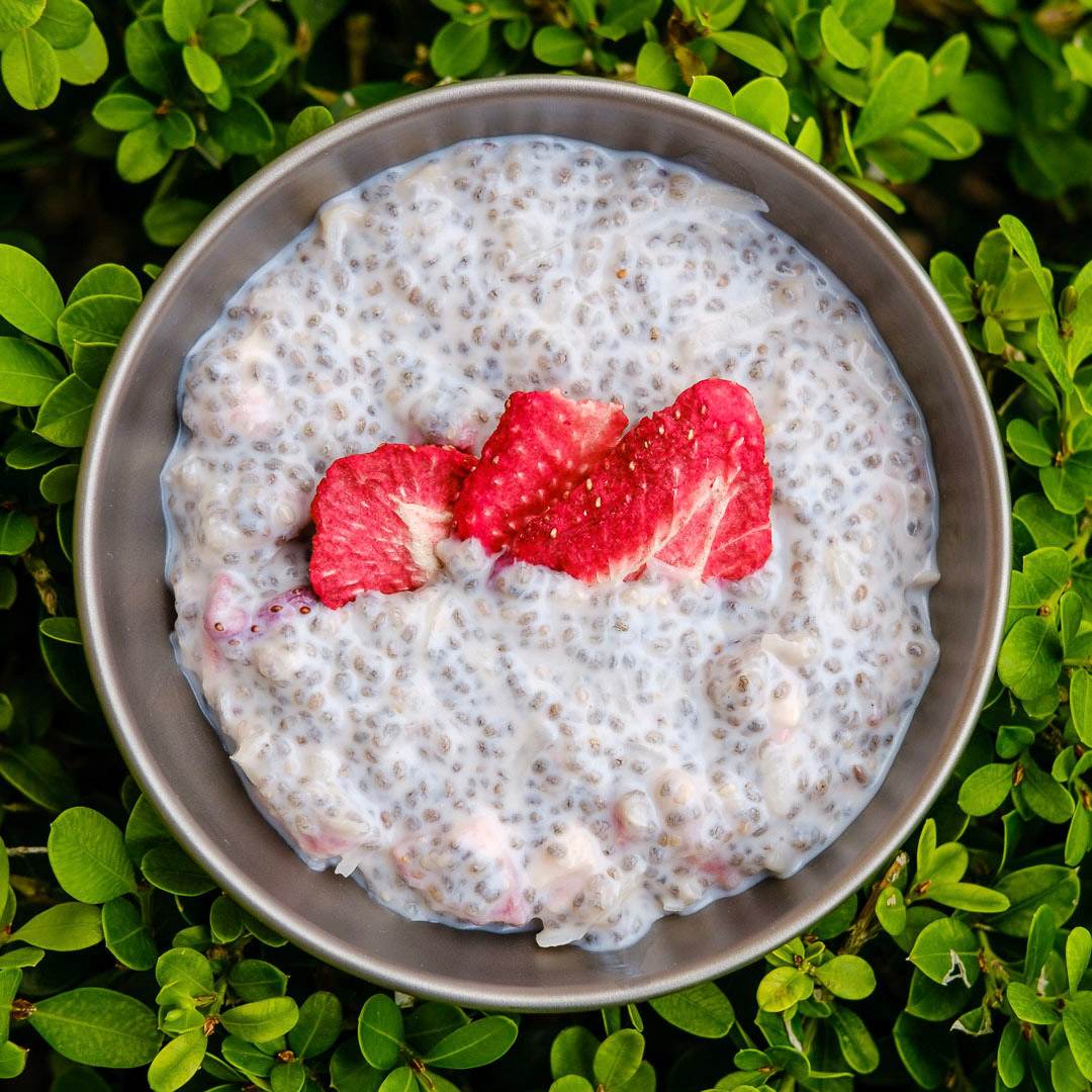 Backcountry Foodie - Strawberry Chia Pudding